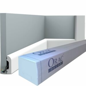 Moulure multifonctionnelle Orac Decor SX182 CASCADE - 5x1,3cm (h x p) plinthe décorative