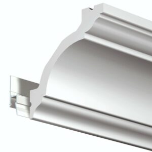Kit Cimaise tableau DecoRail Artiteq 200 cm + corniche Orac Decor C213