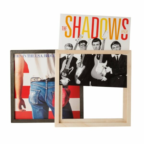 Cadre porte disque vinyle noir - accrocher vos pochettes de vinyle au mur