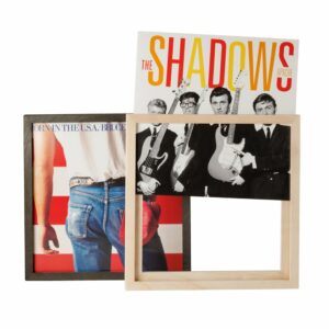 Cadre porte disque vinyle noir - accrocher vos pochettes de vinyle au mur