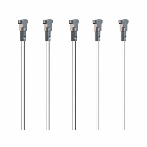 Tige Twister Rigide 2 mm pour Cimaise - Accessoire Cimaise Artiteq 200 cm / Pack de 5 / Blanc