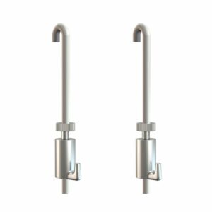 Set de Suspension Accrochage tableau tiges 100 cm en U 2mm & crochets 15kgs Arti
