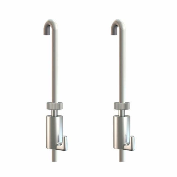 Set de Suspension Accrochage tableau tiges 100 cm en U 2mm & crochets 15kgs Arti