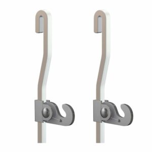 Set de Suspension Accrochage tableau tiges coudées & crochets 20kgs Artiteq