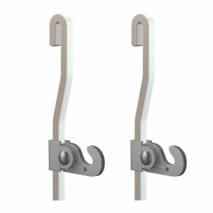 Set de Suspension Accrochage tableau tiges coudées & crochets 20kgs Artiteq