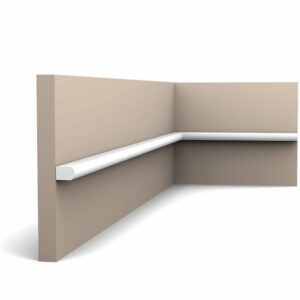 Moulure murale Orac Decor PX209 - 1,0x1,4x200cm - Pack 2 pièces