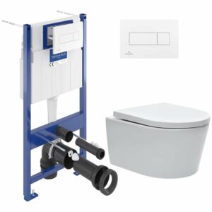 Pack WC Bâti-support + WC sans bride Villeroy & Boch
