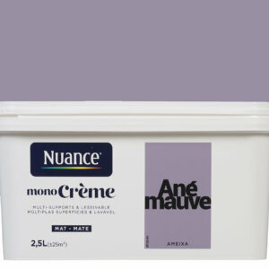 Peinture MonoCrème - Anemauve - Mat - 2,5L
