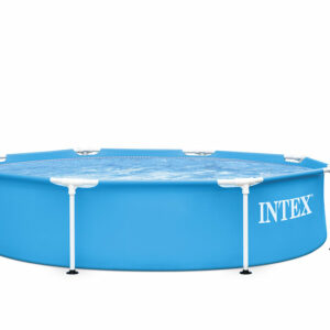 Piscine métal ronde tubulaire Ø2.44x0.51m pour rafraîchir petits et grands cet été !