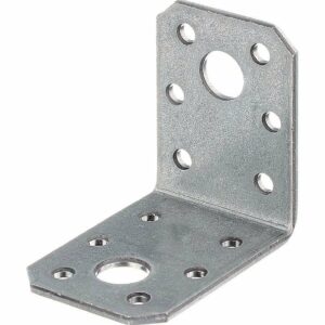 Equerre d'assemblage galvanisée sendzimir - 90x90x65x2.5 mm