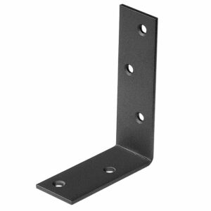 Equerre poutre bichromatée 75x100x30mm - Renfort et fixation solides pour vos projets
