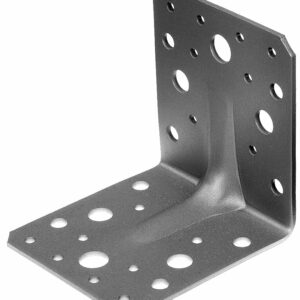 Equerre renforcée nervurée galvanisée 150x150x65mm