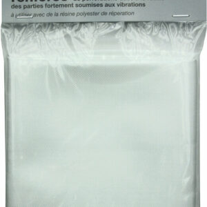 Tissu de verre 500cm² pour réparation métallique - Résine et rebouchage