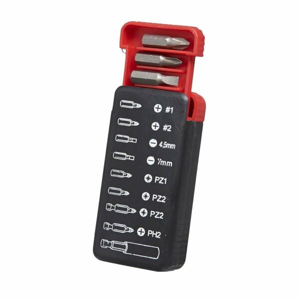 Kit de 9 Embouts de Vissage GO ON – Embouts Plat et Cruciformes pour Tous Vos Travaux