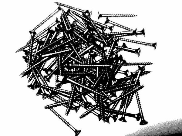 Vis agglo acier tête fraisée Pozidriv 3,5x35mm - Pack de 200 pour assemblage bois