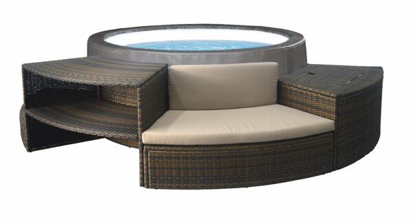Spa portable NetSpa Vita Premium avec mobilier - 5 éléments