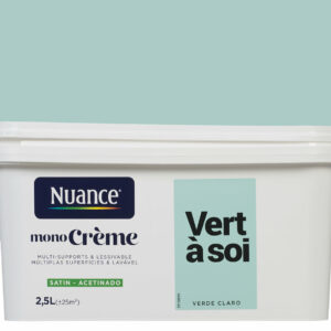 Peinture MonoCrème - Vert à soi - Satin - 2,5L pour une décoration tendance