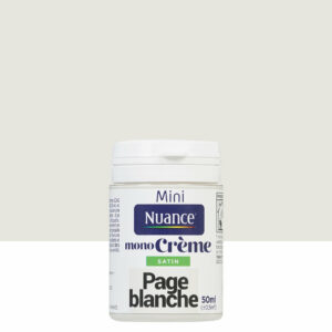 Testeur peinture MonoCrème - Page Blanche - Satin - 50ml