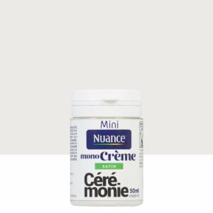 Peinture MonoCrème Ceremonie Satin 50ml – Facile à Appliquer, Résultats Professionnels