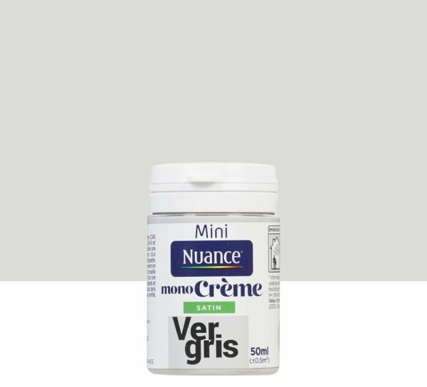Testeur peinture MonoCrème - Ver gris - Satin - 50ml