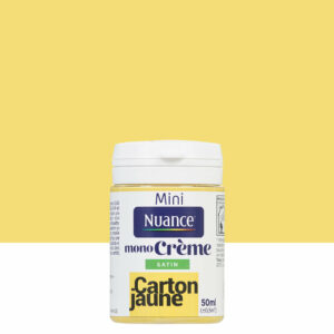 Testeur peinture MonoCrème - Carton jaune - Satin - 50ml