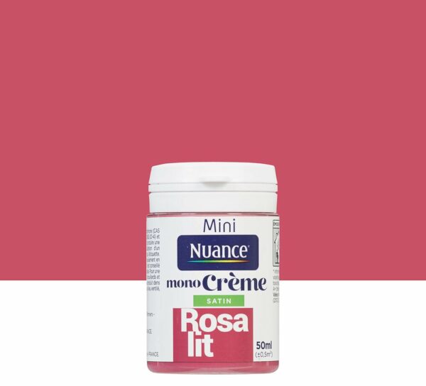 Testeur peinture MonoCrème - Rosa lit - Satin - 50ml