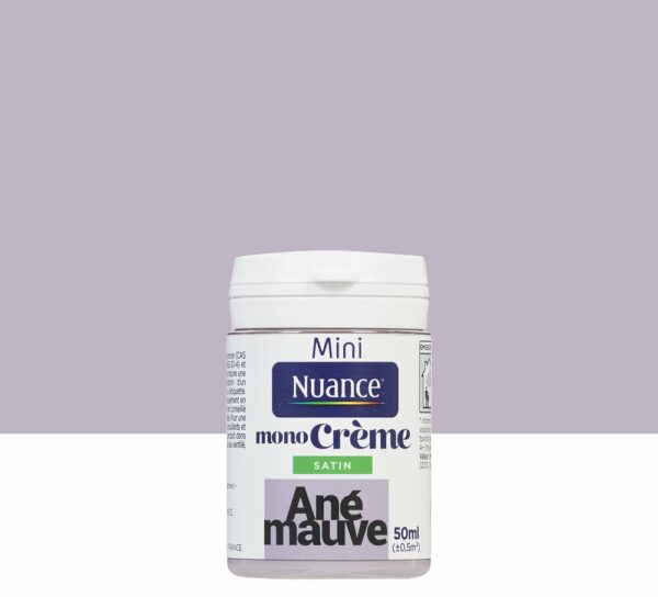 Testeur peinture MonoCrème - Anemauve - Satin - 50ml
