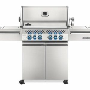 Barbecue à gaz Prestige Pro 500 SIB inox 4 brûleurs + Sizzle Zone + brûleur arrière - Napoleon