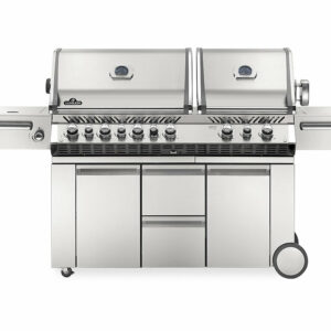 Barbecue à gaz Prestige Pro 825 4 brûleurs + 2 Sizzle Zone + brûleur arrière + fumoir - Napoleon