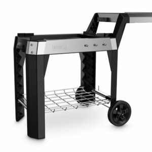 Chariot pour barbecue électrique Weber Pulse en acier inoxydable