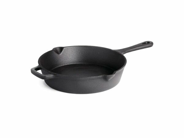 Poêle en fonte Napoléon Ø 24 cm avec bec verseur pour barbecue