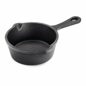 Poêle en fonte Ø 10 cm avec becs verseurs Napoléon pour barbecue