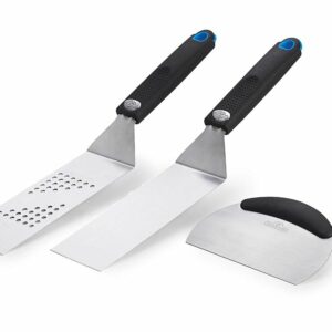 Set d'ustensiles à plancha: 2 spatules flexibles & un coupe légumes- Napoleon