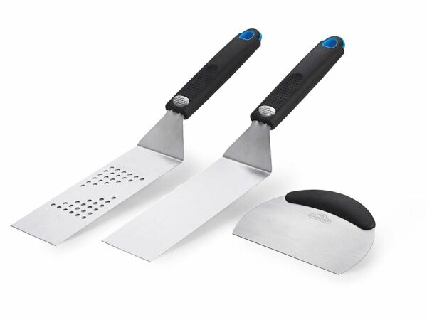 Set d'ustensiles à plancha: 2 spatules flexibles & un coupe légumes- Napoleon