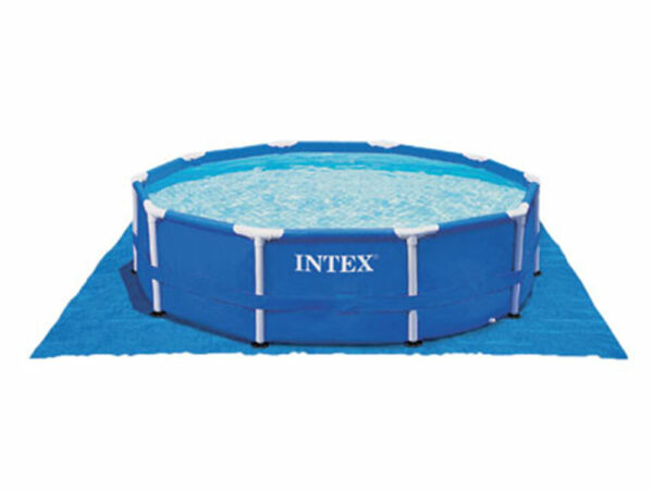 Protégez le fond de votre piscine avec le tapis de sol pour piscine ronde Ø 5,49 m Intex