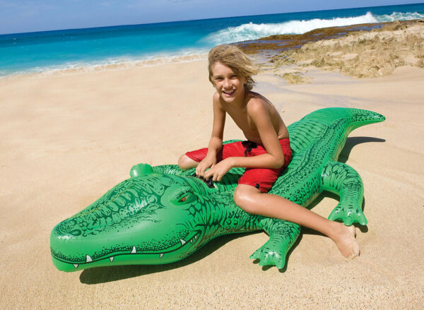 Avis sur le Grand crocodile à chevaucher - Intex pour des heures de jeu dans l'eau