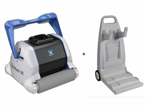 Robot de piscine électrique TigerShark QC brosses mousse + Chariot - Hayward
