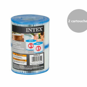 Filtres pour spa gonflable Intex - Lot de 2 filtres de qualité supérieure