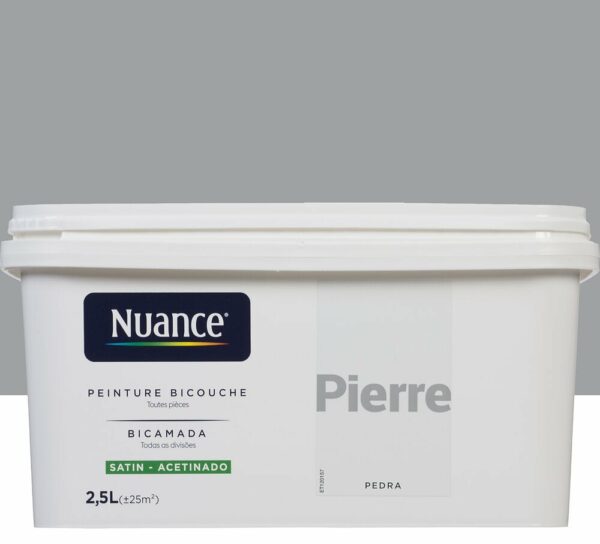 Peinture bicouche - Pierre - Satin - 2,5L