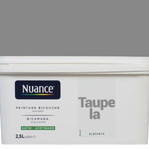 Peinture bicouche - Taupe la - Satin - 2,5L