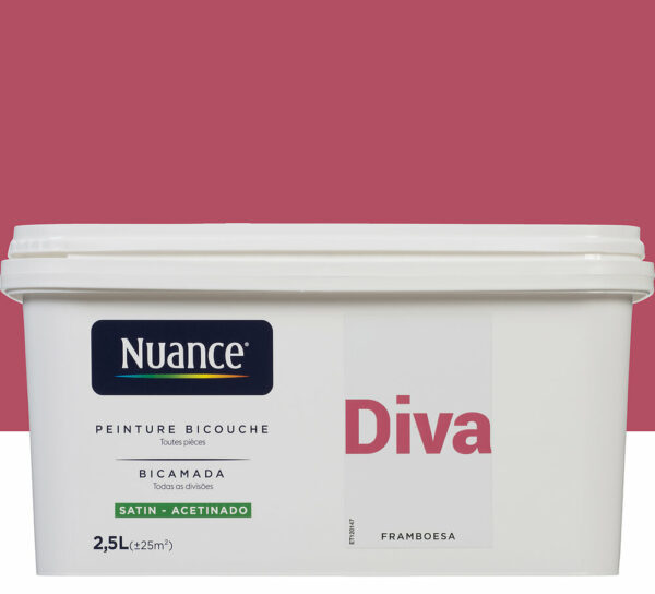 Peinture bicouche - Diva - Satin - 2,5L