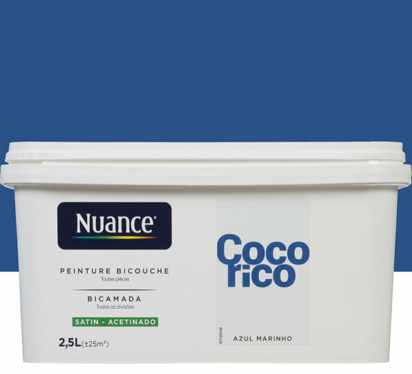 Peinture bicouche - Cocorico - Satin - 2,5L