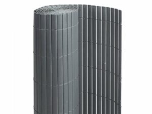 Canisse PVC double face Anthracite 6 m – 2 rouleaux de 3 x 1,50 m – Jardideco