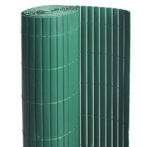 Canisse PVC double face Vert 6 m - 2 rouleaux de 3 x 1,50 m - Jardideco pour une occultation efficace de votre jardin