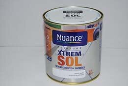 Peinture XTREM Sol Blanc Satin 0,5L - Résistante, Écologique, Facile à Appliquer