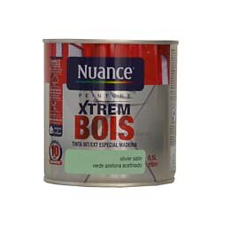 Peinture XTREM Bois - Olivier Satin 0,5L - Idéale pour Boiseries Intérieures et Extérieures