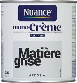 Peinture MonoCrème - Matière grise - Mat - 0,5L
