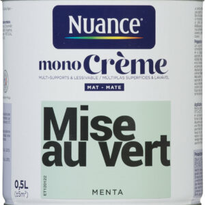Peinture MonoCrème - Mise au vert - Mat - 0,5L