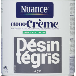 Peinture MonoCrème - Desintegris - Satin - 0,5L pour une décoration tendance