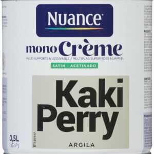 Peinture MonoCrème - Kaki Perry - Satin - 0,5L pour une décoration tendance